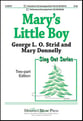 Mary's Little Boy Two-Part choral sheet music cover